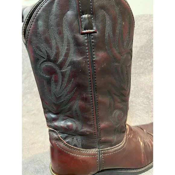 Laredo Leather Metal Tip Western Boots 12628, Mens Size 11 Extra Wide - Picture 13 of 13
